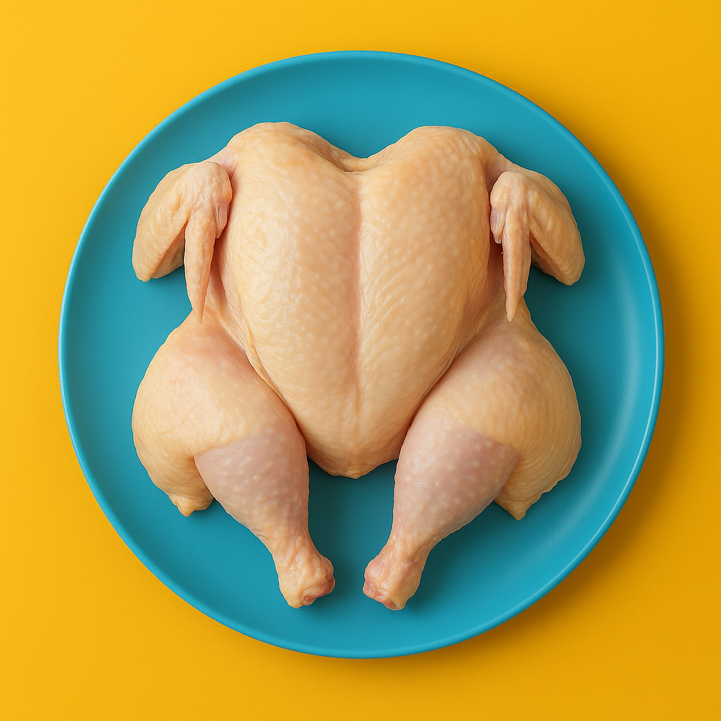 The SpatchCock Fresh Chicken !