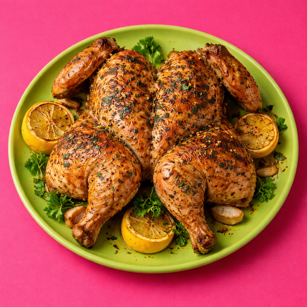 Roasted - Ready to Eat Whole Roasted Chicken Marinated with Herb Butter