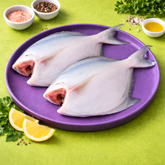 Platinum Pomfret ! White Pomfret (Large)