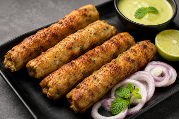 Lucknowi Chicken Seekh Kebab (500g)